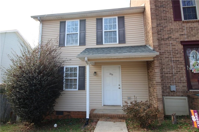 view of front of home