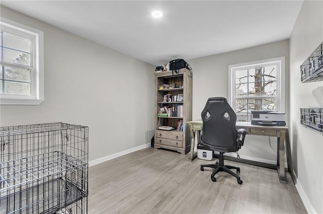 3 Wisteria Ln, Piedmont, SC 29673 - office area with a healthy amount of sunlight and wood-type flooring