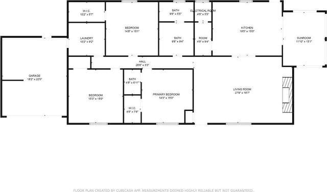 540 Gnats Hollow Rd, Mountain Rest, SC 29664 - floor plan / room layout