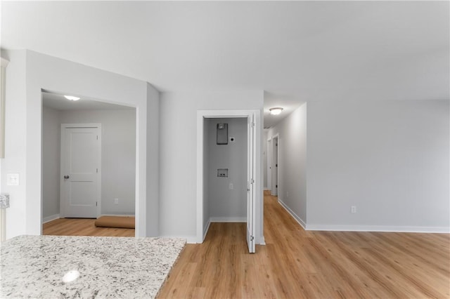 interior space featuring light hardwood / wood-style flooring