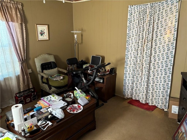 419 Douglas St, Anderson, SC 29624 - view of carpeted office