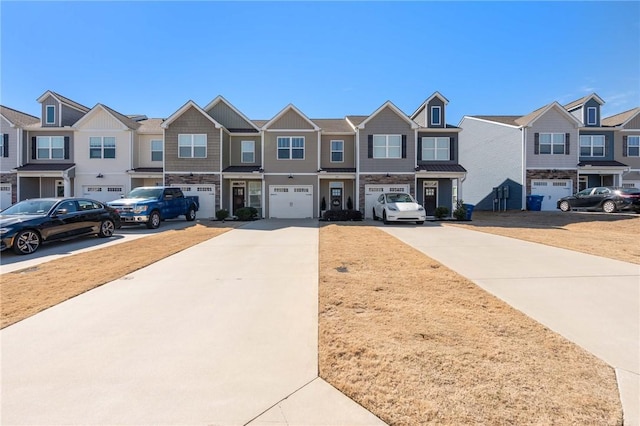 129 Rushing Creek Ln, Piedmont, SC 29673 - multi unit property featuring concrete driveway, an attached garage, and a residential view