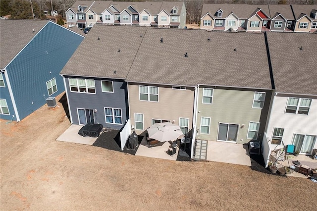129 Rushing Creek Ln, Piedmont, SC 29673 - back of property featuring central AC unit and a residential view