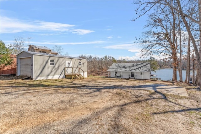 93 Parnell Rd, Abbeville, SC 29620 - view of outbuilding featuring a water view