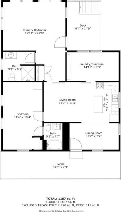 93 Parnell Rd, Abbeville, SC 29620 - floor plan / room layout