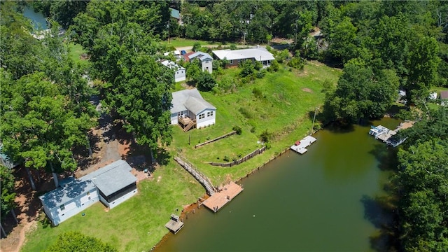 93 Parnell Rd, Abbeville, SC 29620 - aerial view of property's location with a large body of water