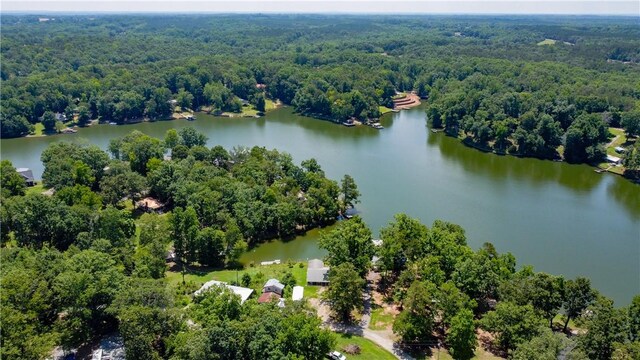 93 Parnell Rd, Abbeville, SC 29620 - aerial view of a heavily wooded area and a large body of water