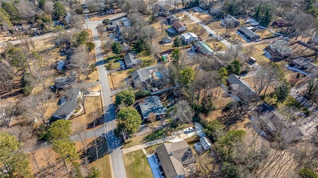 drone / aerial view featuring a residential view