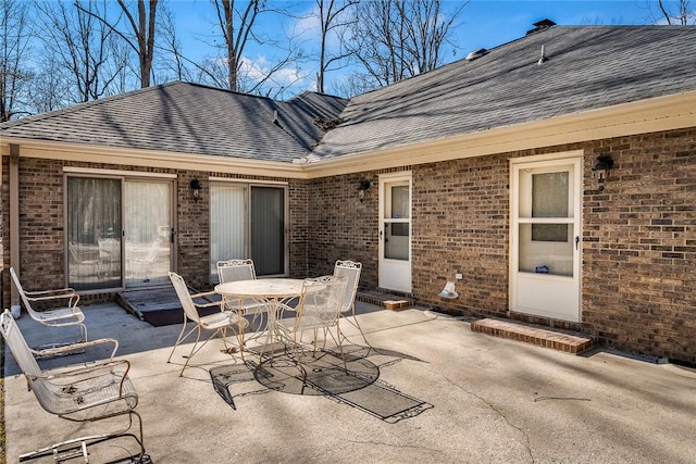 view of patio / terrace featuring outdoor dining area