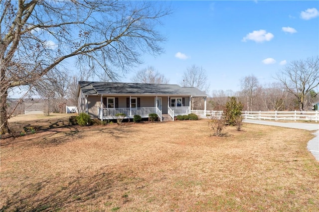 123 Bass Dr, Fair Play, SC 29643 - bungalow-style home featuring a porch, fence, and a front yard