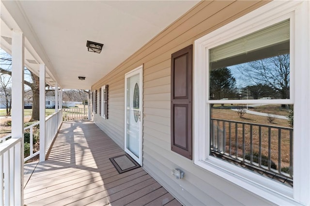 123 Bass Dr, Fair Play, SC 29643 - wooden terrace featuring covered porch