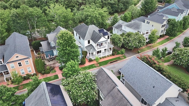 birds eye view of property featuring a residential view