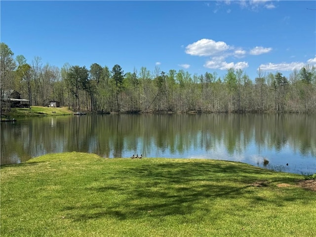 271 Piper Ln, Pickens, SC 29671 - water view featuring a forest