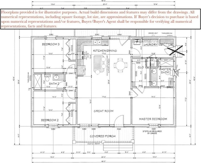 224 Simpson St, Westminster, SC 29693 - view of property floor plan