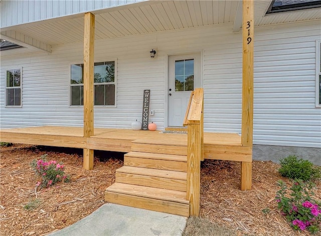 view of entrance to property