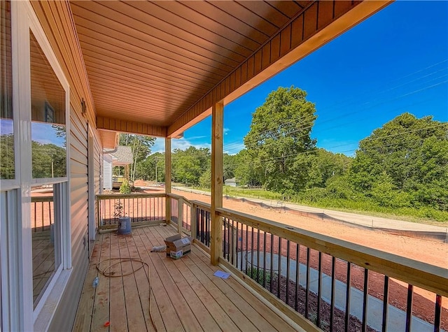 224 Simpson St, Westminster, SC 29693 - view of wooden terrace