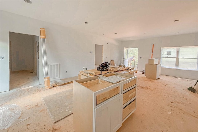 224 Simpson St, Westminster, SC 29693 - kitchen with open floor plan and a kitchen island