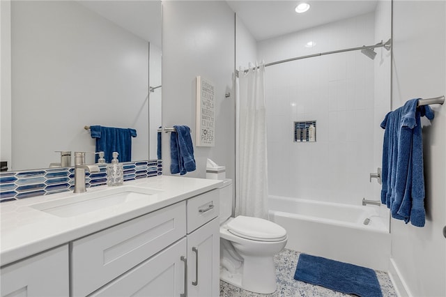 1230 Melton Rd Unit 215, West Union, SC 29696 - bathroom with shower / bath combo, recessed lighting, toilet, and vanity