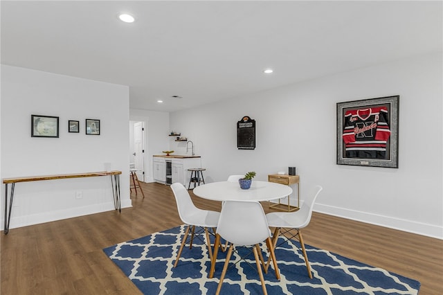 1230 Melton Rd Unit 215, West Union, SC 29696 - dining space featuring wood finished floors, recessed lighting, and baseboards