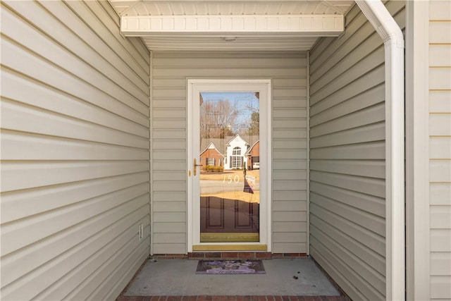 view of property entrance