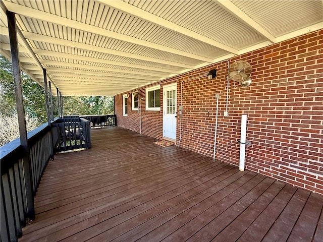 view of deck