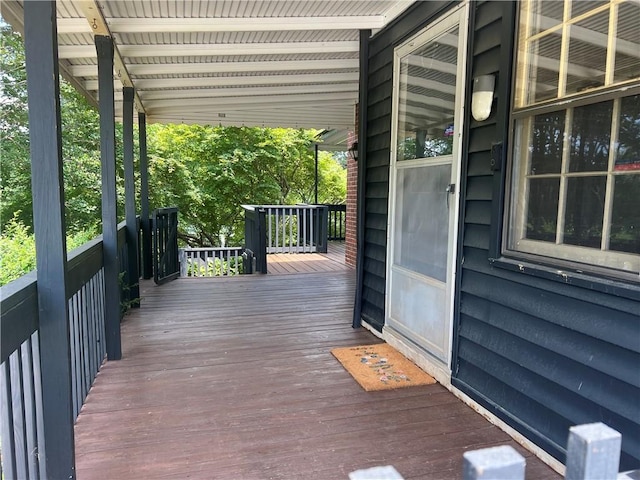 1003 S Walnut St, Seneca, SC 29678 - view of wooden deck