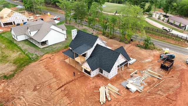 view of subject property