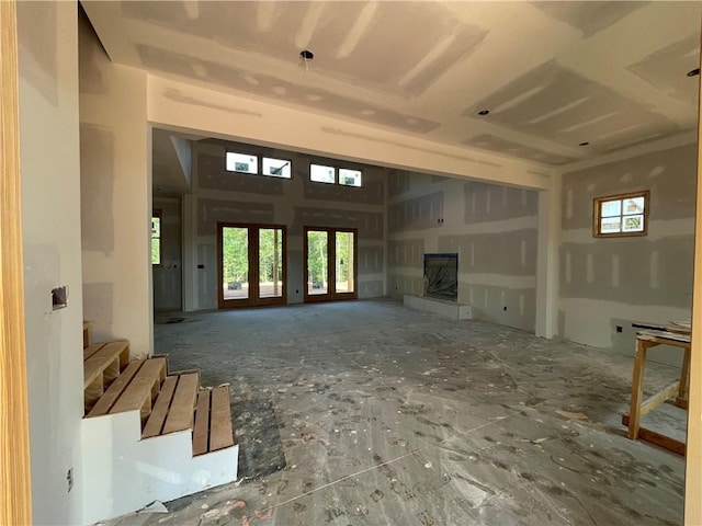 248 W Old Pendleton Rd, Central, SC 29630 - unfurnished living room with stairs