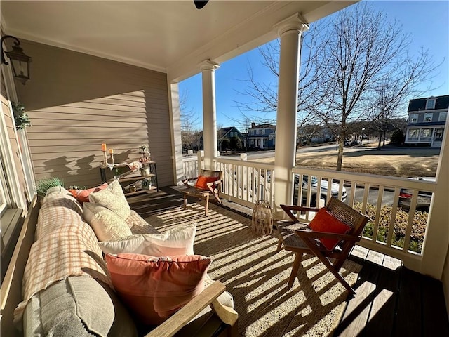 254 Thomas Green Blvd, Clemson, SC 29631 - balcony with covered porch