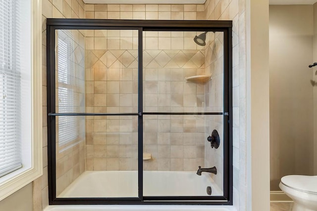 432 Over Look Dr, Fair Play, SC 29643 - full bath with toilet and combined bath / shower with glass door