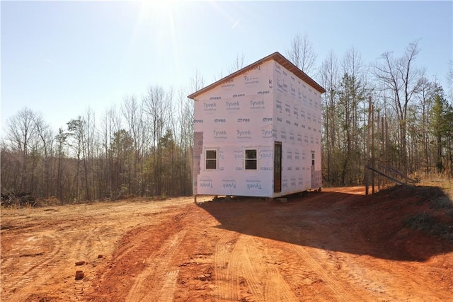 view of home's exterior