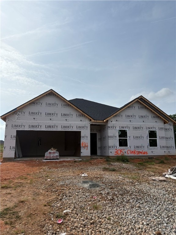 305 Clinkscales Rd Lot 14, Anderson, SC 29624 - unfinished property with a garage and dirt driveway