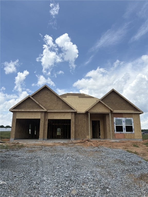 301 Clinkscales Rd Lot 16, Anderson, SC 29624 - unfinished property with an attached garage, driveway, and stucco siding