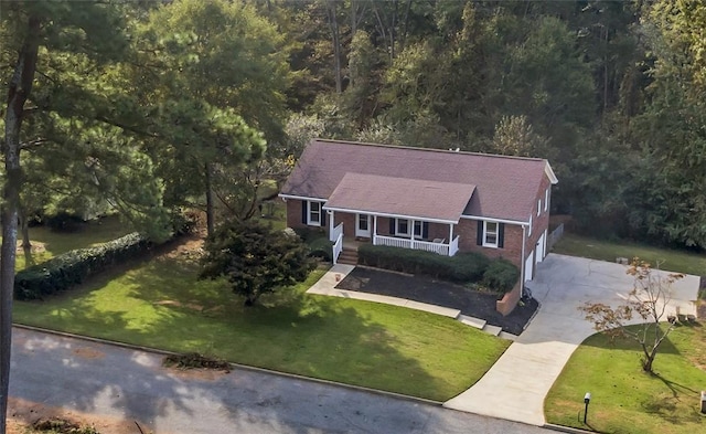 400 Quail Run Cir, Fountain Inn, SC 29644 - view of subject property featuring a heavily wooded area