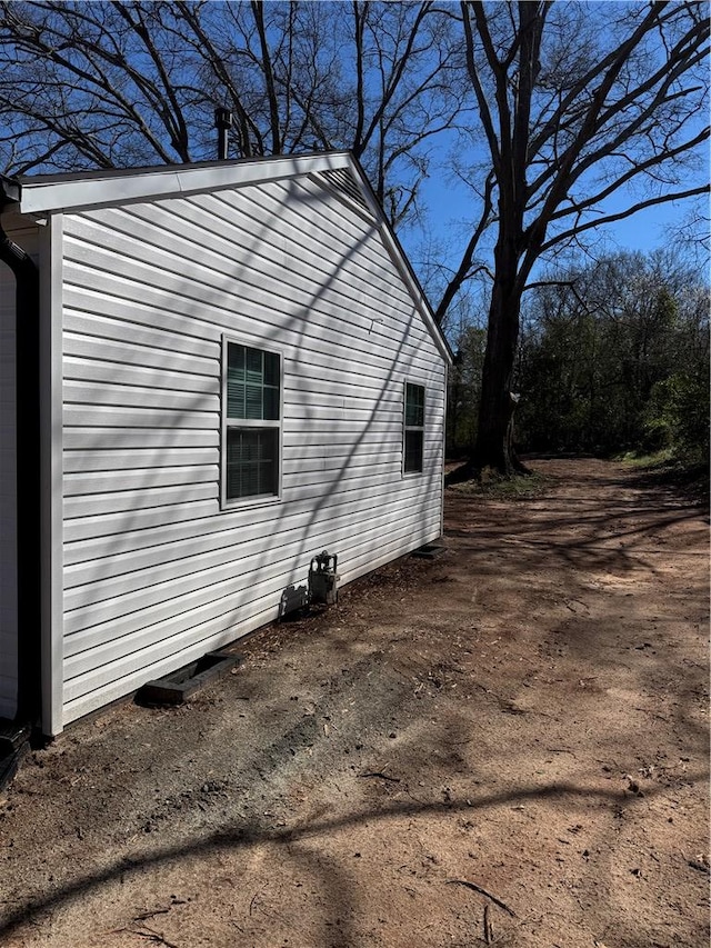 view of side of home