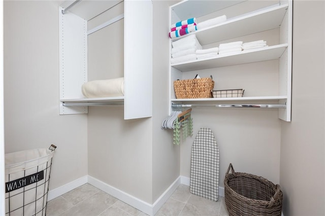 interior space featuring tile patterned floors