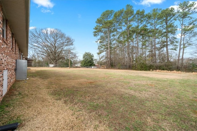 view of yard