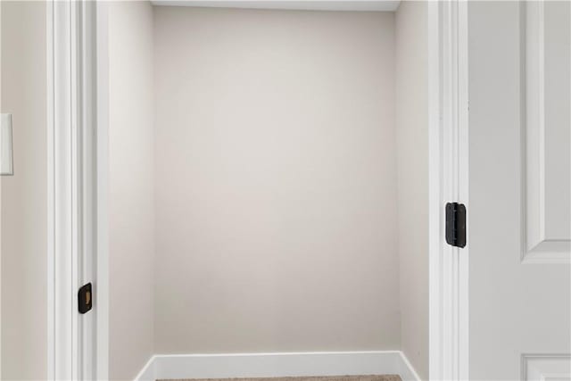 interior space with baseboards