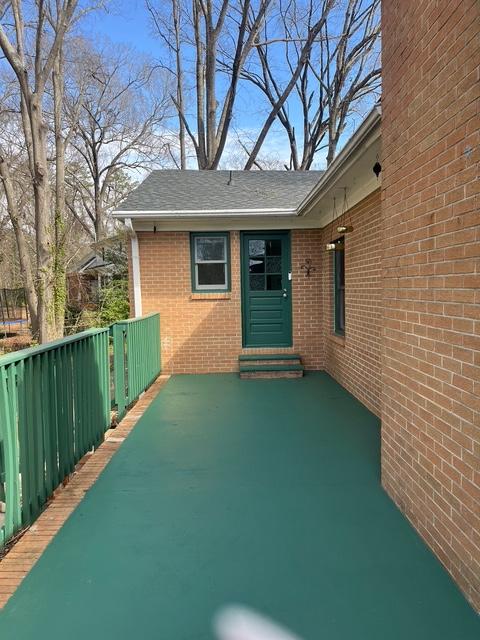 view of patio / terrace featuring entry steps