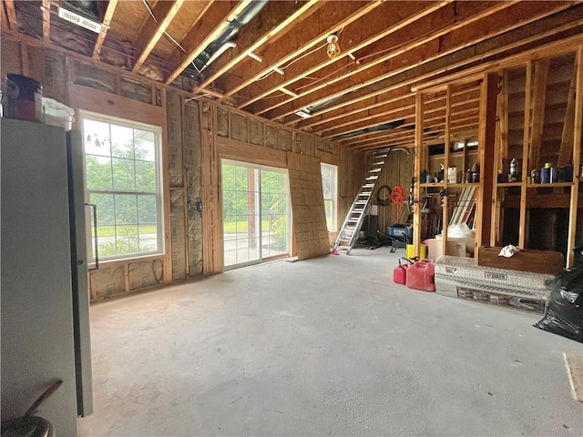 miscellaneous room featuring concrete floors