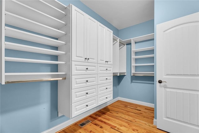114 Royal Troon, Campobello, SC 29322 - walk in closet featuring light wood-type flooring and visible vents