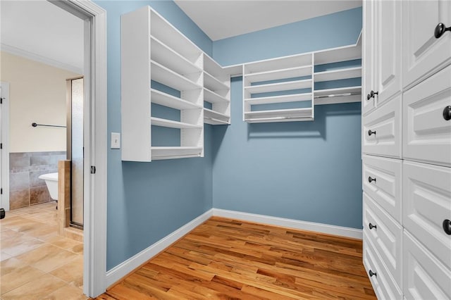 114 Royal Troon, Campobello, SC 29322 - spacious closet featuring light wood-style floors
