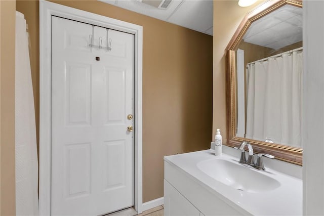 full bathroom with vanity