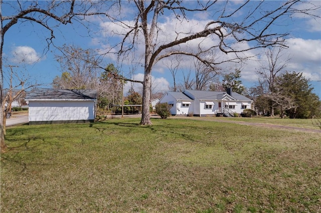 view of yard