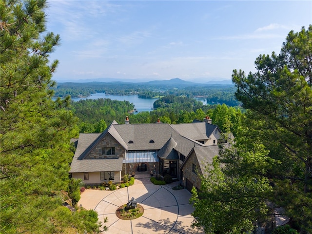 125 Scenic Crest Way, Six Mile, SC 29630 - view from above of property featuring a forest and a water and mountain view