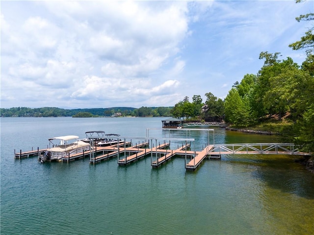 125 Scenic Crest Way, Six Mile, SC 29630 - dock with a water view