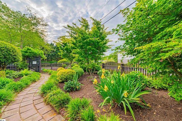 view of yard with a gate and fence