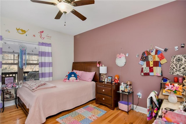 160 Julie Way, Pickens, SC 29671 - bedroom featuring light wood finished floors and a ceiling fan