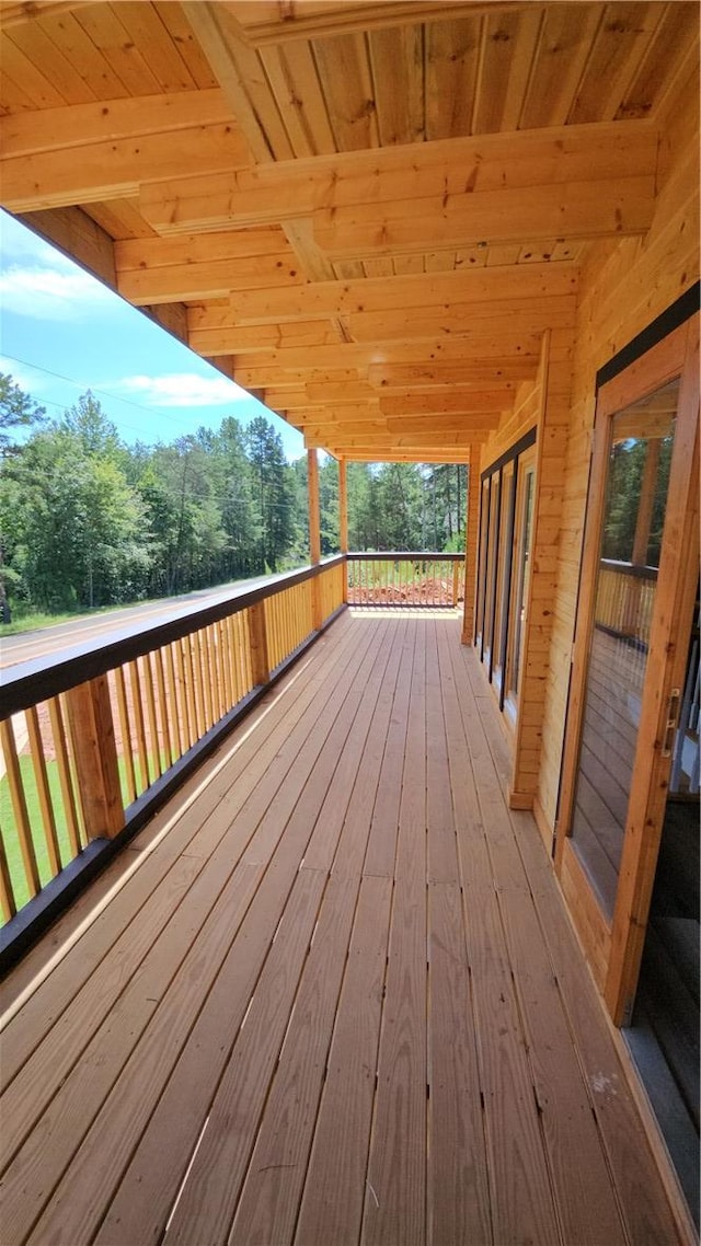 view of deck