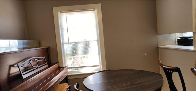 view of dining area